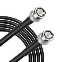 Cable Coaxial RF personalizado, RG58, 50ohm, BNC, para CCTV, alta calidad