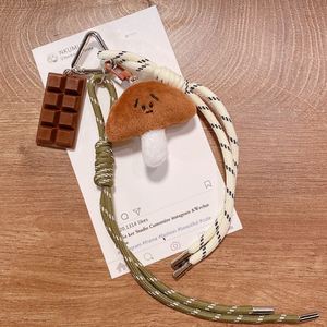 Wholesale 3D Croissant Bread Plush Keychain Cute Soft Plush <b>Doll</b> Car Keychain Bag Hanging Ornament Phone Charm Gift <b>Accessory</b> - Product Image 4