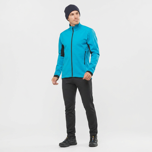 Vêtements pour hommes Veste softshell tendance à fermeture éclair Vêtements de protection solaire Veste respirante à séchage rapide pour hommes - Product Image 1