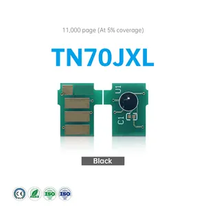 Toner Chip TN70JXL for Brother HL-L6310DW MFC-L5710DW MFC-L6820DW 18000 Pages High Capacity Compatible Toner Cartridge Chip