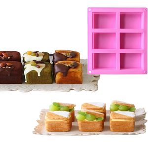 Molde de Silicona para Jabón y Repostería, 6 Cavidades Rectangulares, 23.2x21.5x2.5cm, No Tóxico, Ecológico, Apto para Horno, Color Personalizado, 100ml - Product Image 6