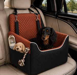 Soft <strong>Dog</strong> <strong>Car</strong> Seat Pet Travel Safety <strong>Bed</strong> for Puppy Multi-Functional Pet Carrier with Detachable Washable Cover <strong>Dog</strong> <strong>Car</strong> Seats - Product Image 1