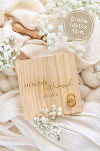 Boîte de rangement en bois à couvercle rabattable pour cadre photo commémoratif, cadeau pour demoiselle d'honneur, fleurs séchées, boîte cadeau en bois massif, article de décoration intérieure - Product Image 2