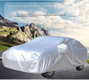 Venta caliente a prueba de viento impermeable engrosada a prueba de polvo protector Universal al aire libre cubierta de coche para nieve - Product Image 3