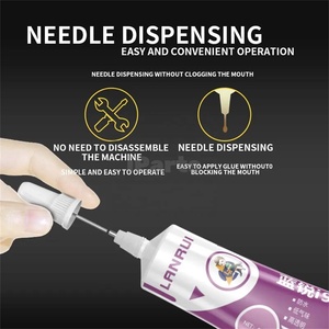 Pegamento Adhesivo Transparente Negro IParts Lanrui I9 Strong de 55 ml para Teléfono Móvil, Carcasa Transparente, Marco de <span class=keywords><strong>Pantalla</strong></span>, Cristal, Secado Rápido - Product Image 6