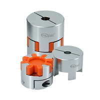 Accouplements de vilebrequin en alliage d'aluminium HLTNC Diamètre 40mm Longueur 55mm D40xL55 Accouplement en étoile pour moteur