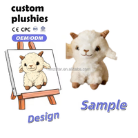 Peluche Mouton Mignon à Motifs Floraux, Douce et Moelleuse, Jouet Confortable pour le Sommeil, Cadeau d'Anniversaire pour Enfants