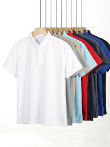 Camiseta Polo TX8511 con Logotipo Personalizado, de Verano, Manga Corta, de Algodón Perlado, Impermeable, Sólida, Holgada, para Trabajo - Product Image 5