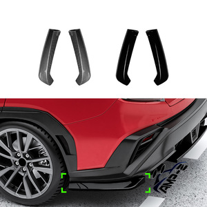 สปอยเลอร์มุมกันชนหลัง Subaru ABS สีดำเงา ลายคาร์บอนไฟเบอร์ แบบติดกาว สำหรับ WRX STI VB ปี 2022+ - Product Image 1