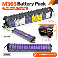 Batterie au lithium-ion rechargeable 36V 7.8Ah pour trottinette M365, pièces détachées, vente en gros, fabricant