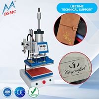 Nouvelle presse à chaud mini DSMC 220V 20x30cm pour estampage de feuilles d'or sur emballages de sachets de thé