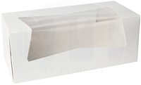 Boîtes à gâteaux en carton blanches, fonction pop-up automatique, belles tartes blancs, Muffins au chocolat, Popcorn boîte de pâtisserie, vente en gros, 10 pièces