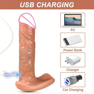 Direkt vom Hersteller Tragbarer Stoßender <span class=keywords><strong>Dildo</strong></span>-Vibrator Teleskopisch Heizbar & Ferngesteuert Frauen G-Punkt <span class=keywords><strong>Anal</strong></span>-Stimulator Weibliches Sexspielzeug - Product Image 5