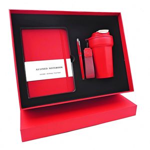 Promotional Business Gifts Office Stationary Gift <b>Set</b> A5 <b>Notebook</b> Gel Pen Tumbler With Logo for Clients Factory Price - Product Image 2
