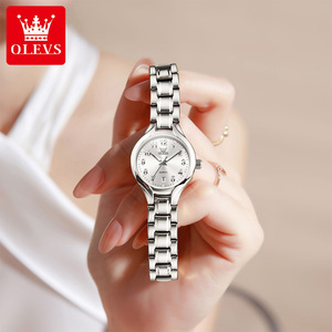 OLEVS 3650 <span class=keywords><strong>Montre</strong></span> Classique Originale de Marque OEM avec Logo Personnalisé pour <span class=keywords><strong>Femme</strong></span>, Lumineuse, Étanche, Élégante, Classique, pour Filles et Dames, <span class=keywords><strong>Montre</strong></span> à Quartz pour Femmes - Product Image 3