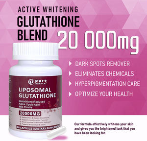 Gmp Private Merk Aangepaste Label Hoge Kwaliteit Liposoom Glutathion Huid Whitening Pillen Antioxidant Whitening Capsules - Product Image 4