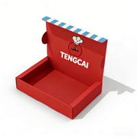 Boîtes cadeaux pliables écologiques personnalisées avec gaufrage, pelliculage mat, revêtement UV, doublure en éponge, emballage en carton ondulé