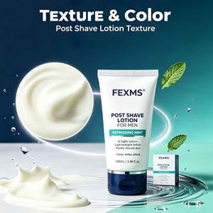 Private Label Men Post Shave <strong>Lotion</strong> Refreshing Mint <strong>Aftershave</strong> <strong>Lotion</strong> Calming Nourishes Freshly-Shaved Skin for All Skin Types - Product Image 2