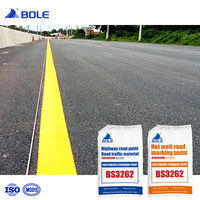 Peinture de marquage routier de haute qualité certifiée ISO, prix d'usine, norme BS3262