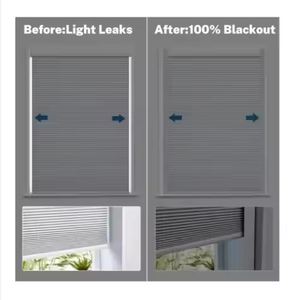 Stores occultants en <span class=keywords><strong>PVC</strong></span> à installation facile, bandeaux occultants blancs, accessoires occultants, stores enrouleurs électriques en métal pour chambre à coucher - Product Image 3