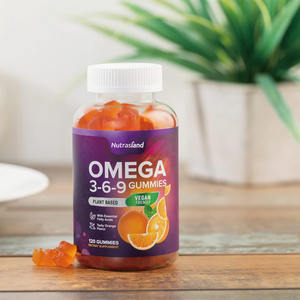 Suplemento Alimenticio <span class=keywords><strong>Omega369</strong></span> en Gomitas con Ácidos Grasos Esenciales, a Base de Plantas, Vegano, Sabor Naranja - Product Image 3