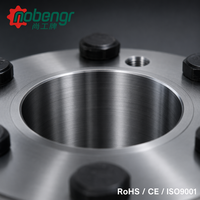 Coupleur d'arbre flexible de précision, bague extérieure en acier SUS304, disque rétractable, jeu nul, haute rigidité pour moteur pas à pas et servo CNC