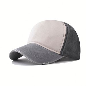 Casquette de baseball vintage en coton délavé avec logo personnalisé, boucle métallique sportive, pour hommes et femmes, étiquetée - Product Image 4