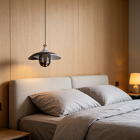 Luminaire suspendu LED JACKSUN en fer et acrylique, 8W, 4000K, blanc chaud, pour la maison, salle à manger/salon, éclairage de chevet