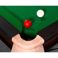 Table de billard professionnelle d'intérieur SZX 7ft 8ft 9ft avec cadre en bois massif, poches en cuir et coussinets en ardoise marbrée