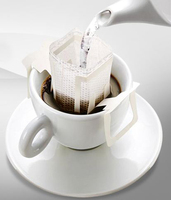 Sac de café goutte à goutte vide jetable suspendu oreille goutte à goutte sac de café filtre goutte à goutte en forme de diamant sac de café