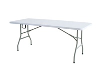 Table pliante portable en plastique rectangulaire extérieure de 5 pieds à vendre