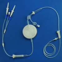 Filtre de réduction des leucocytes jetable médical, filtre stérile de leucoréduction pour la filtration au chevet en transfusion sanguine