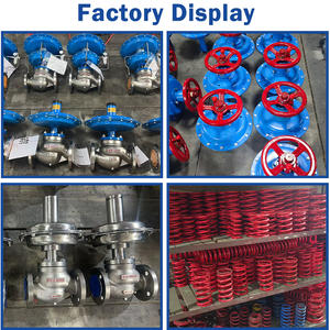 DN300 PN16 ANSI 300LB Pneumatisches Einsitz-Regelventil Hochtemperatur-Membranverstellung OEM Anpassbar Gas - Product Image 4