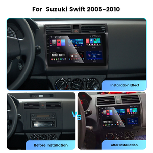 Autoradio Android 2 Din avec Carplay sans fil pour Suzuki Swift 2003-2010, lecteur multimédia, système de navigation, autoradio - Product Image 3