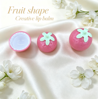 Fruitvormige lippenbalsem 4-5g Aardbei Honingmeloen Ananas Citroen Vorm Op Voorraad Schattig Blush Verpakking