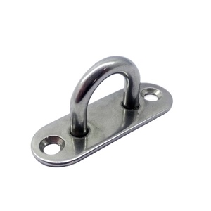 Placa de ojo ovalada de acero inoxidable 304/316 para cubierta de <span class=keywords><strong>barco</strong></span> marino, tipo pulido, para aparejos - Product Image 2