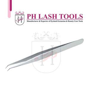 Vetus — pincettes larges courbées pour faux cils, 6mm, 45 degrés, pour Extension de cils, avec poignée au doigt, étiquette privée - Product Image 5