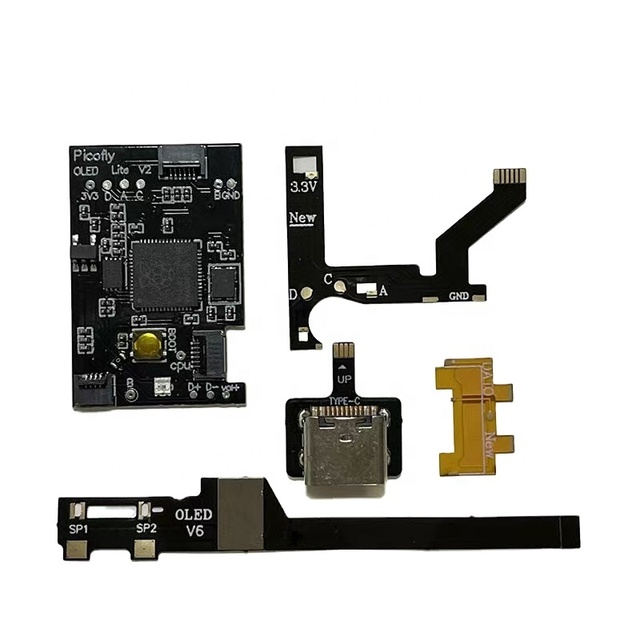 GoldenPeak One Set Repair Parts for for V1 V2 Lite OLED Replacement Flexible Cables Chip Console