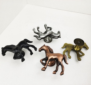 Modern Horse Cabinet <strong>Knobs</strong> and <strong>Drawer</strong> Handles Metal Gold <strong>Silver</strong> Bronze for Kitchen Bedroom Dresser Wardrobe Cupboard - Product Image 2