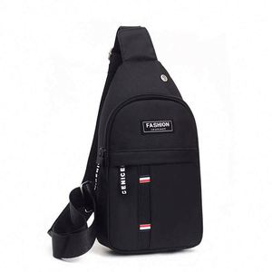 Best Price Cheap Outdoor Letter Oxford Men's Chest Bag With <b>Adjustable</b> <b>Strap</b> - Product Image 1