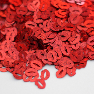 Coriandoli Glitter a Forma di Labbra Rosse per Decorazioni Festa di San Valentino, Resina Epossidica, Artigianato, Scrapbooking, Creazione di Biglietti Fai-da-Te - Product Image 5