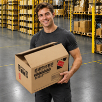 Personnalisé gros carton pliable grand carton ondulé robuste expédition boîtes de déménagement carton