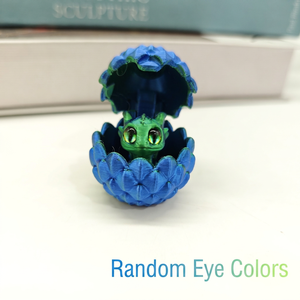 Set de Huevos de Dragón Abrible Impresos en 3D, Figura de Dragón de Compañía Adorable, Regalo, Juguete Creativo y Moderno en Colores Dopamina - Product Image 3