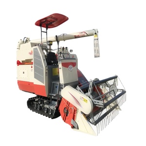 hot sell luckystar rice harvester farm machine whole-feed/full-feed rice combine harvester agriculture machine