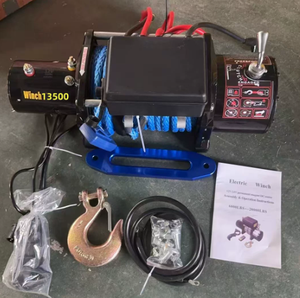 Treuil hydraulique <span class=keywords><strong>électrique</strong></span> <span class=keywords><strong>12V</strong></span> pour mini-ATV, avec câble synthétique, capacité de traction 3000/8000/9500/12000/13500/15000 lbs, pour 4x4 et ancrage, avec tambour - Product Image 6