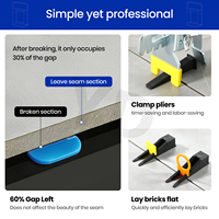 Niveleur de carrelage en céramique Yide personnalisé de 2,0 mm, type cale, en PP, design moderne, accessoires d'espacement pour carrelage pour appartement