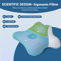 Oreiller de lecture en mousse à mémoire de forme OEM personnalisé avec logo, housse lavable en soie glacée pour un soutien cervical multi-positions et un sommeil réparateur