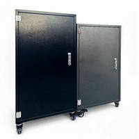 Armoire à selle en acier pour chevaux, porte battante, couleurs personnalisables, casier à équipement équestre, utilisation en ferme, galvanisé à chaud et thermolaqué