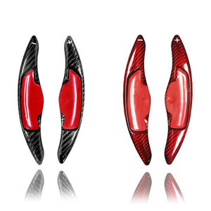 Palanca de cambios de fibra de carbono para <span class=keywords><strong>Hyundai</strong></span> Creta Staria <span class=keywords><strong>Tucson</strong></span> 2022-2024, palanca de cambios híbrida enchufable N-Line Sonata DN8 para volante de coche - Product Image 1