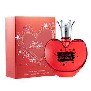 100ml Red Heart Crown Floral Woody Eau de Toilette - Sweet Long Lasting Women's <b>Perfume</b> - Product Image 3